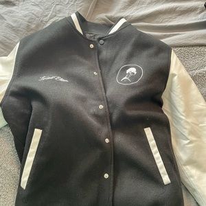 BLACK AND WHITE LIMITED EDITION VARSITY JACKET